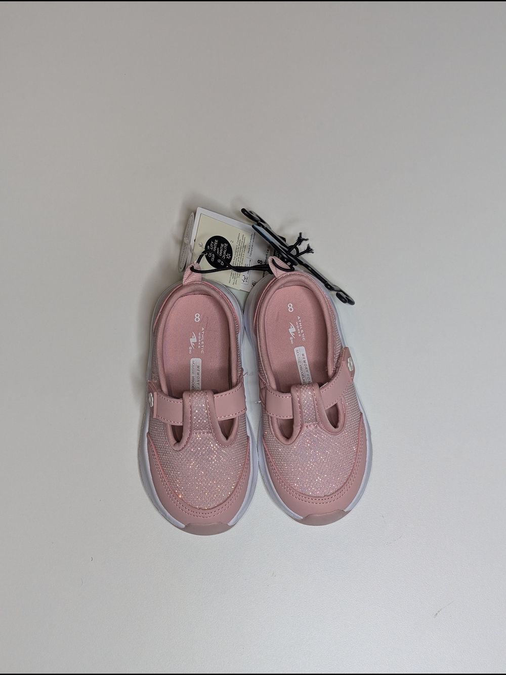 Athletic Works Pink Glitter Mary Jane Walker Sneakers